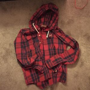Hollister button up flannel