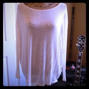 Francesca's Collection White Pullover NWT