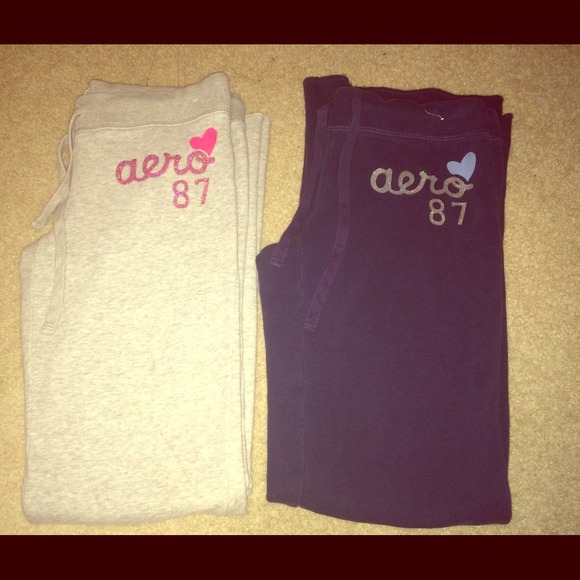 2 Aeropostale sweatpants