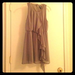 Green Dress w/ Ruffle