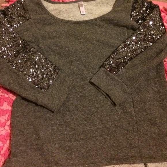 Sequined sweater
