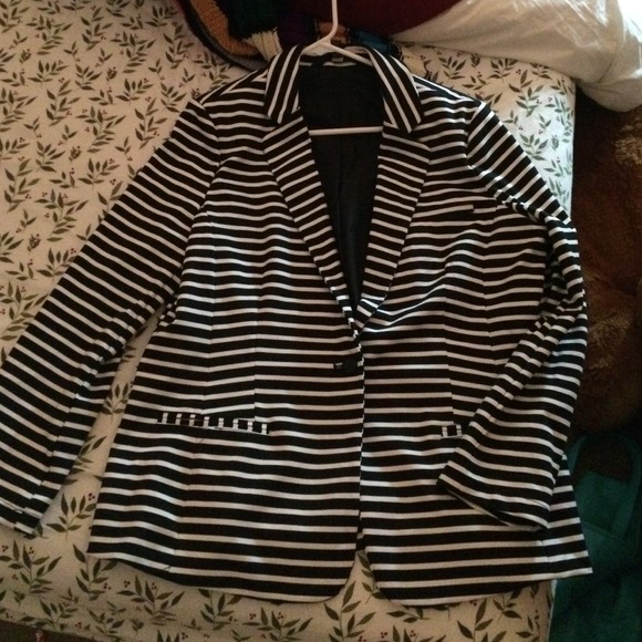 Striped blazer
