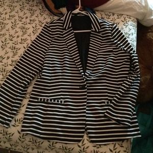 Striped blazer