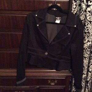 Punk black jacket