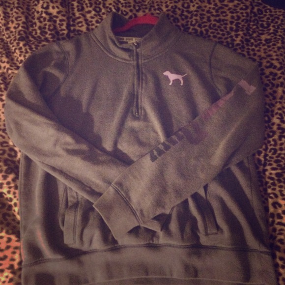 Super comfortable dark gray and purple love pink