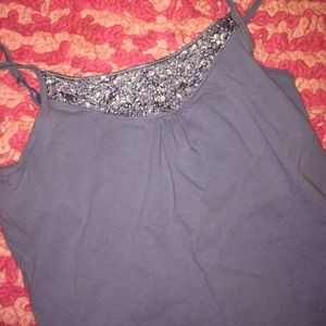 Sequined tank