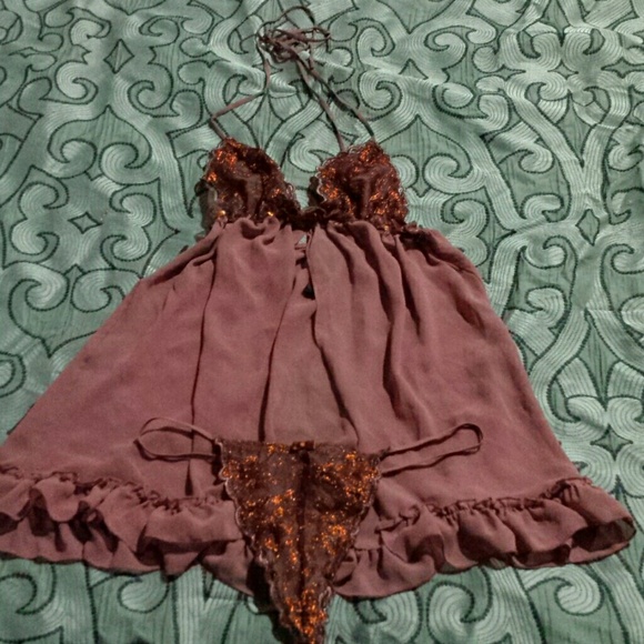 NWOT Victoria's Secret teddy w/thong