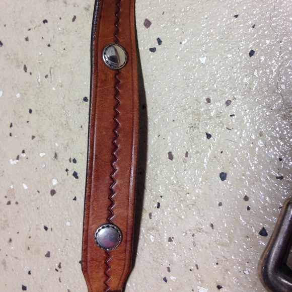 Leather Cowboy Style Belt