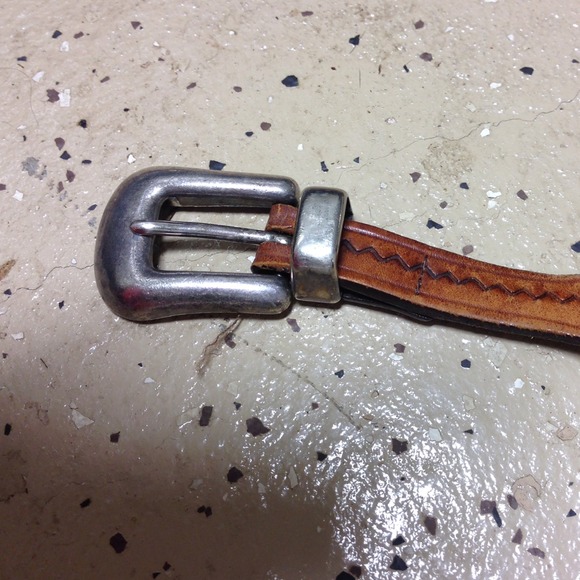 Leather Cowboy Style Belt main image 4
