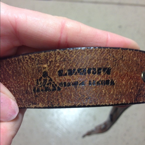 Leather Cowboy Style Belt