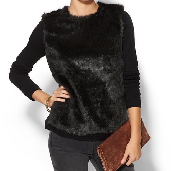 Press Sweaters - 1 HOUR SALE! Faux Fur Front Sweater