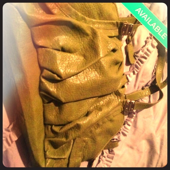 Jessica Simpson Leather Weekend bag!