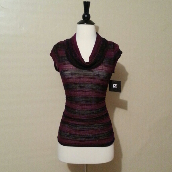 *SOLD* Lace Back Cowl Neck Sexy Little Top