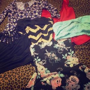 Charlotte Russe clubbing tops bundle!