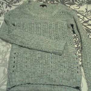 Blue-mint colored sweater