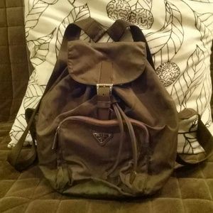 mini nylon Prada backpack