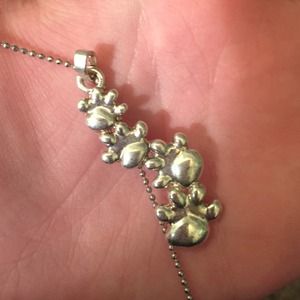 Dog paw necklace