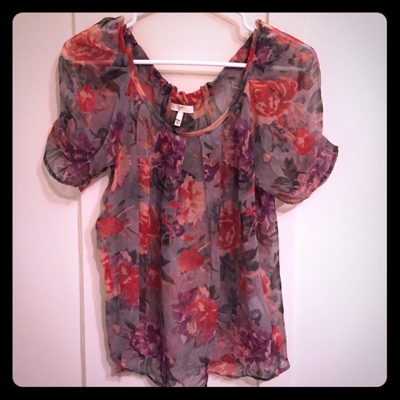 Joie Silk Floral Blouse