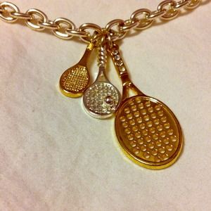 Jewelry - *FINAL PRICE* S. Williams tennis racket necklace Jewelry - *FINAL PRICE* S. Williams tennis racket necklace