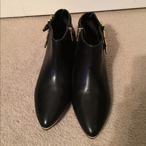 REDUCED. Black Report Booties