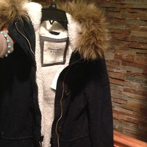 Sold out! A&F NWT Completely Sherpa Lined Coat