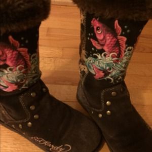Ed Hardy winter boots