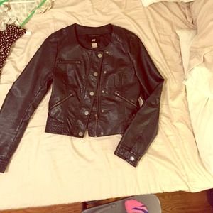 Faux Leather Jacket