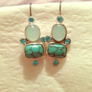 Green Gem Earrings