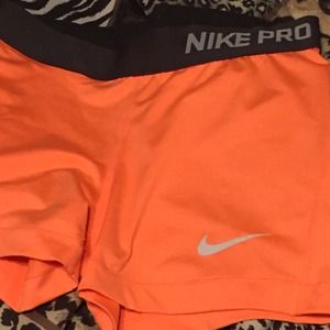 Orange Nike Pros