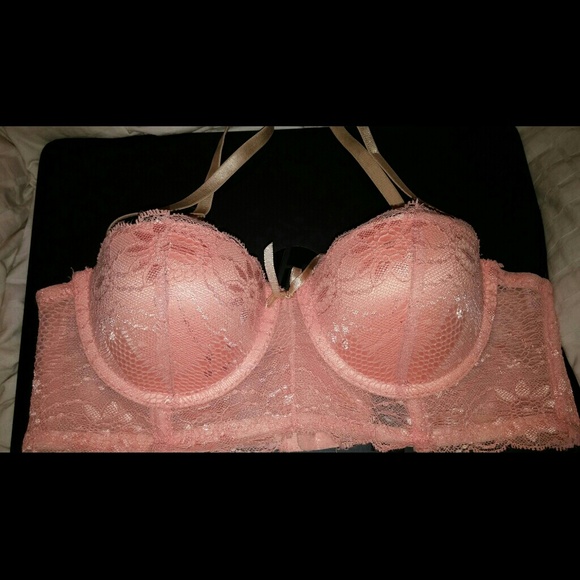 NWOT Pink Lace Bra - Forever 21 32A