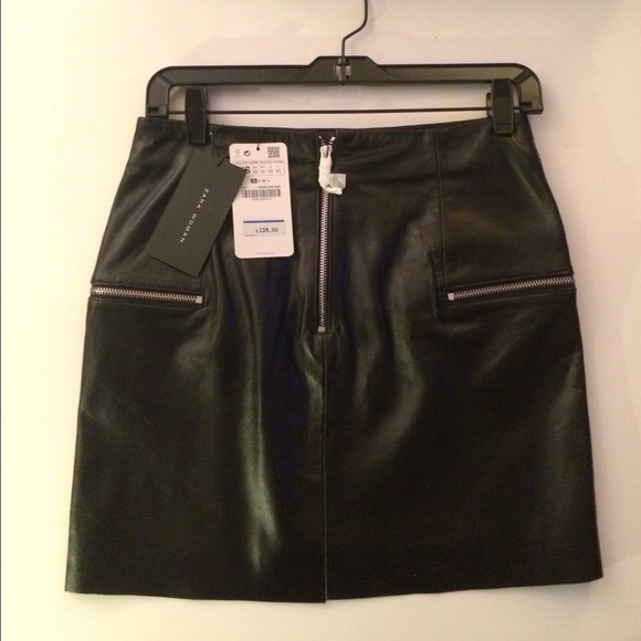 Zara Woman Faux Leather Skirt - Picture 3 of 4