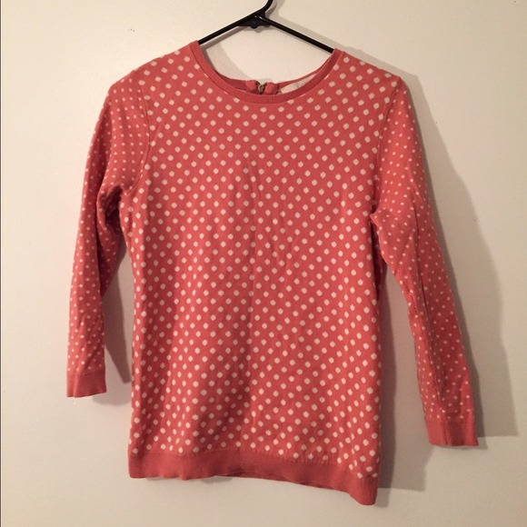 Ann Taylor loft polka dot sweater