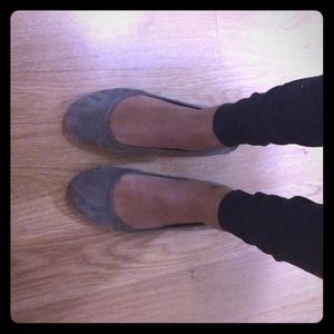 Tory Burch suede ballet flats