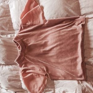 Velvet pink top