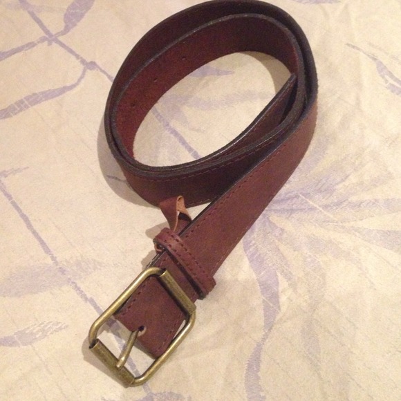 Brown Leather Belt