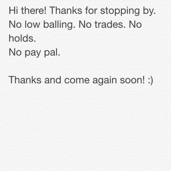 NO TRADES! You will be ignored.