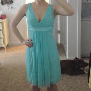 Teal dress