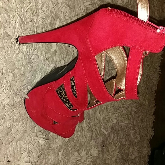 Red high heels