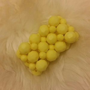 Vintage neon yellow bracelet