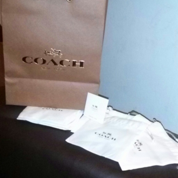 10 Coach Satin Bags
