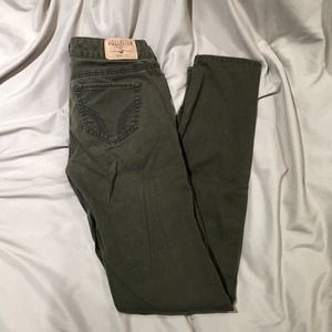 Hollister Olive Green Jeggings