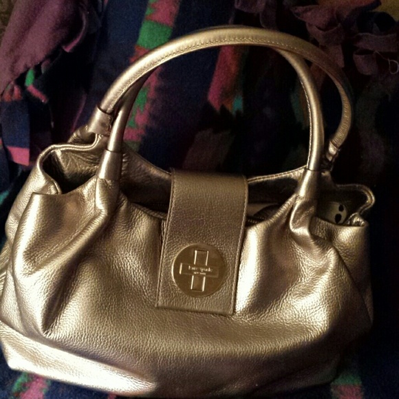 Gold Metallic Kate Spade Handbag