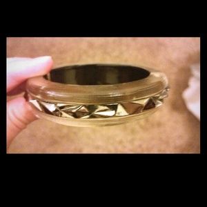 Alexis Bittar chunky,  lucite bangle