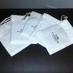 5 Mini Coach Satin Bags