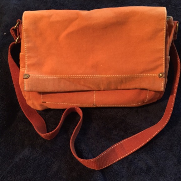 FOSSIL canvas messenger bag