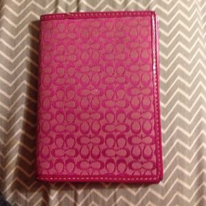 Coach passport holder