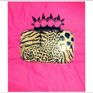 Sold Spiked clutch