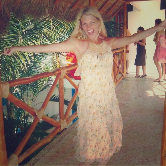 Flowy, Silk Saja Dress