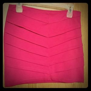 Fuchsia skirt