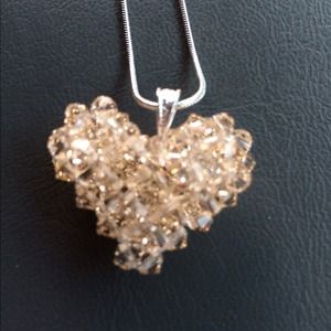 Swarovski crystal heart